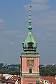 Top Castle Clock Tower in Dark Sky