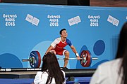 Deutsch: Gewichtheben bei den Olympischen Jugendspielen 2018; Tag 2, 10. Oktober 2018; Jungen 62 kg English: Weightlifting at the 2018 Summer Youth Olympics at 8 October 2018 – Boys' 62 kg