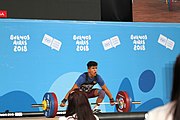 Deutsch: Gewichtheben bei den Olympischen Jugendspielen 2018; Tag 2, 10. Oktober 2018; Jungen 62 kg English: Weightlifting at the 2018 Summer Youth Olympics at 8 October 2018 – Boys' 62 kg