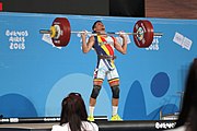 Deutsch: Gewichtheben bei den Olympischen Jugendspielen 2018; Tag 2, 10. Oktober 2018; Jungen 62 kg English: Weightlifting at the 2018 Summer Youth Olympics at 8 October 2018 – Boys' 62 kg