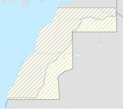 Афонсу Гонсалвіш Балдайя. Карта розташування: Західна Сахара