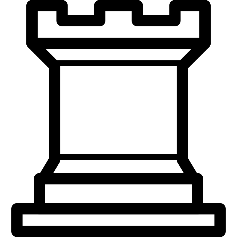 File:WHITE CHESS ROOK.svg - Wiktionary, the free dictionary