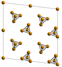 White phosphorus crystal structure White phosphorus.png