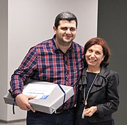 The Armenian Wikipedian of Year with Susanna Mkrtchyan