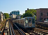 8.–9. KW Die Red Line der Chicago Elevated (2007).