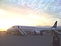 Montenegro Airlines Embraer 195 at Tivat Airport