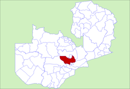 Chibombo District - Carte