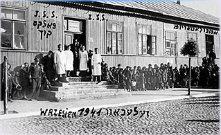 Le bâtiment de la cantine de l'Organisation sociale juive