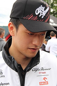 Zhou Guanyu at the 2022 Austrian Grand Prix.jpg