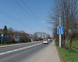 Silnice II/490 ve Zlíně