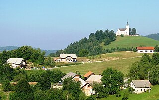 Črni Vrh, Dobrova–Polhov Gradec Place in Upper Carniola, Slovenia