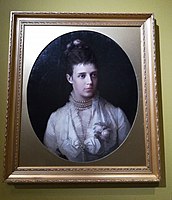 Portret van de groothertogin (toekomstige keizerin) Maria Feodorovna.  Omstreeks 1880, Staatshermitage[1].