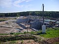 Русский: Строительство гидроэлектростации под Гродно