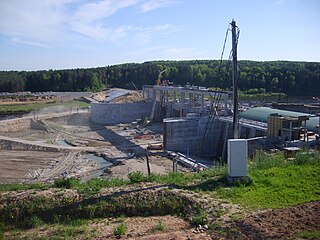 <span class="mw-page-title-main">Grodno Hydroelectric Power Station</span> Dam in Grodno