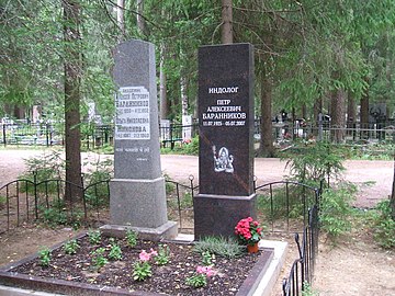 Graves of the Barannikovs (akademiker A.P. Barannikov, indolog)