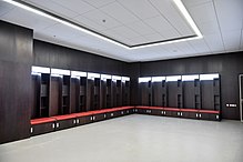 The dressing room Stadion Luzhniki (29 marta 2017) * 1.jpg