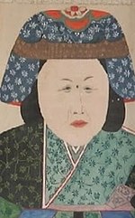 경신공주 초상화 (청주 이씨 소장, 1625년 이모본)