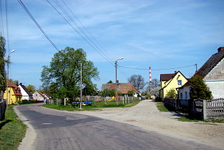 Tatynia Village in West Pomeranian, Poland
