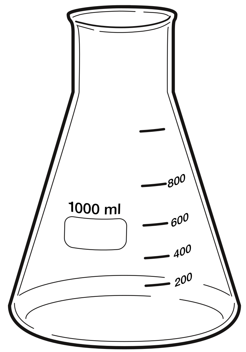 erlenmeyer flask clip art png