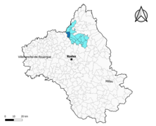 Espeyrac dans le canton de Lot et Truyère en 2020.