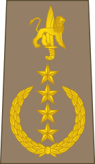 Général de corps d'armée(Congolese Ground Forces)[5]