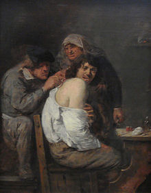 Die Operation am Rücken von Adriaen Brouwer, Städel-Museum