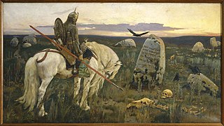 Васнецов В. М. «Витязь на распутье». 1878
