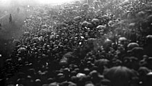 A crowd of 50,000 attended the match 1915 fa cup final crowd.jpg