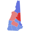 1966 Amerika Serikat Senat pemilihan di New Hampshire hasil peta oleh county.svg