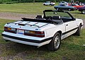 1986 Ford Mustang LX 5.0L Convertible, rear right view