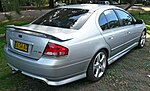 Thumbnail for File:2005 Ford Falcon (BA II) XR8 sedan (2009-07-15) 02.jpg