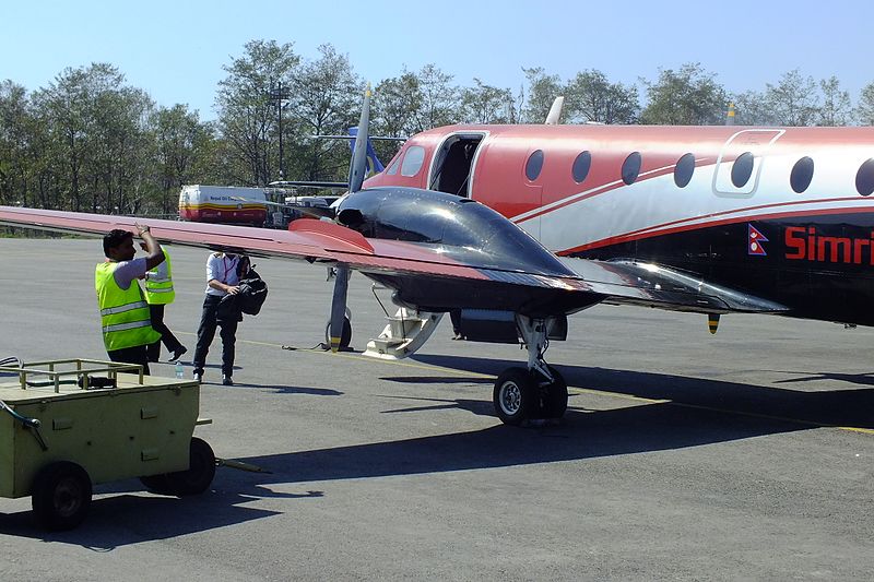 File:2015-03-17 Beechcraft 1900C Simrik Airlines,Tribhuvan International Airport DSCF1982.jpg