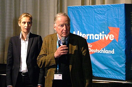 Alice Weidel and Alexander Gauland in April 2017