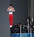 Takeru Kitazono on horizontal bar