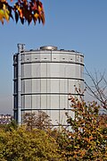 Disk gas cylinder in the Stuttgart-Gaisburg gasworks