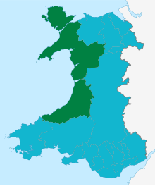 Rezultati izbora za Europski parlament 2019. na području Ujedinjenog Kraljevstva (Wales) .svg