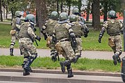 Беларуская: Унутраныя войскі 6 верасня 2020 года. Мінск, Беларусь English: Internal troops on 6 September 2020. Minsk, Belarus Русский: Внутренние войска 6 сентября 2020 года. Минск, Беларусь