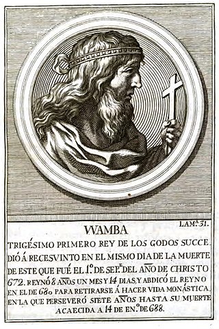 Wamba (rex Visigothorum): imago