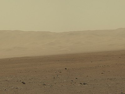 Curiosity rover view from Bradbury Landing (August 9, 2012) 676029main pia16052-color-full full.jpg