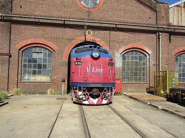 A62 under the care of 707 Operations at Newport Workshops in March 2022