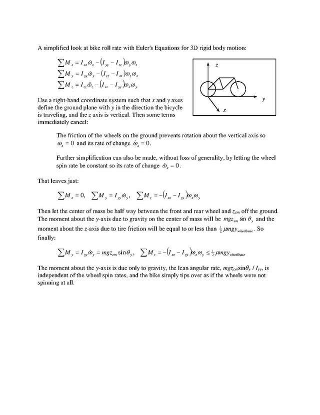 Euler Solid body equation.