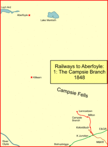 The first section: the Campsie branch of the E&GR Aberfoyle line 1848.gif
