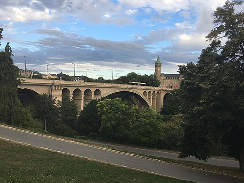 Adolphe Bridge in Luxembourg