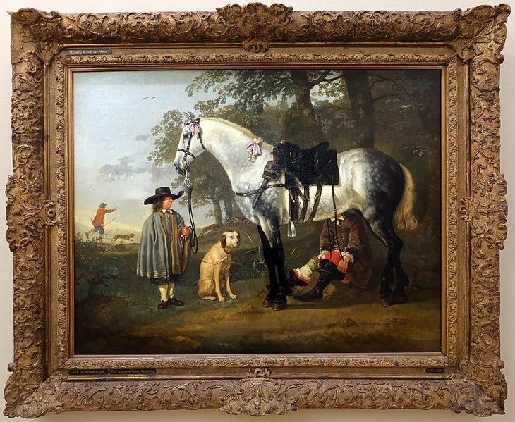 File:Aelbert cuyp, cavallo grigio in un paesaggio, 1650 ca.jpg