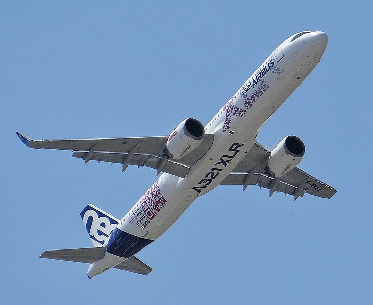 File:Airbus A321 XLR F-WWAB at Paris-Le Bourget Air Show 2023 07.jpg