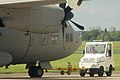 Close-up of a C-27J Spartan at the Paris Air Show 2007