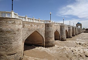 Ancient bridge in Qarshi (Uzbekistan).jpg