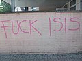 Anti-ISIS-Graffiti in Peine