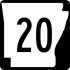 Autobahn 20 Markierung