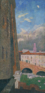 Campidoglio Çevresi by Fujishima Takeji (Osaka Kent Modern Sanat Müzesi) 2.jpg